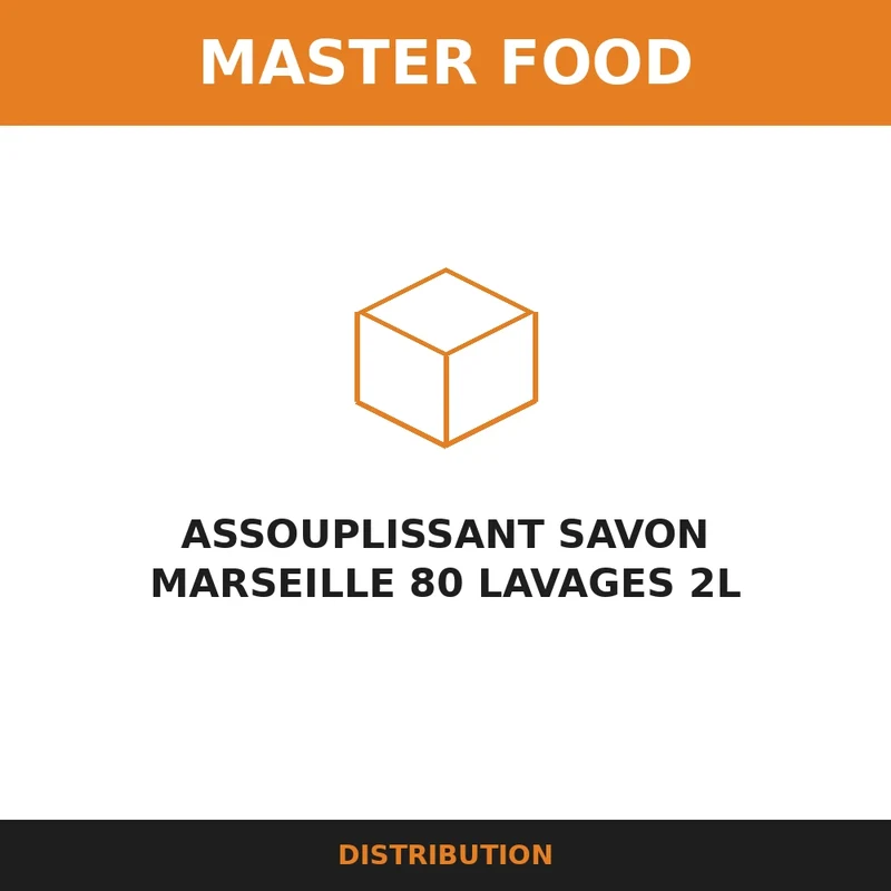 ASSOUPLISSANT SAVON MARSEILLE 80 LAVAGES 2L