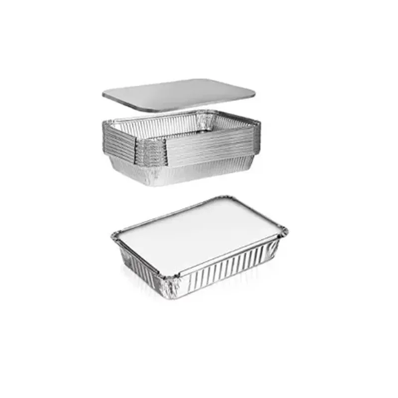 BARQUETTE + COUVERCLES ALU 930ML x100