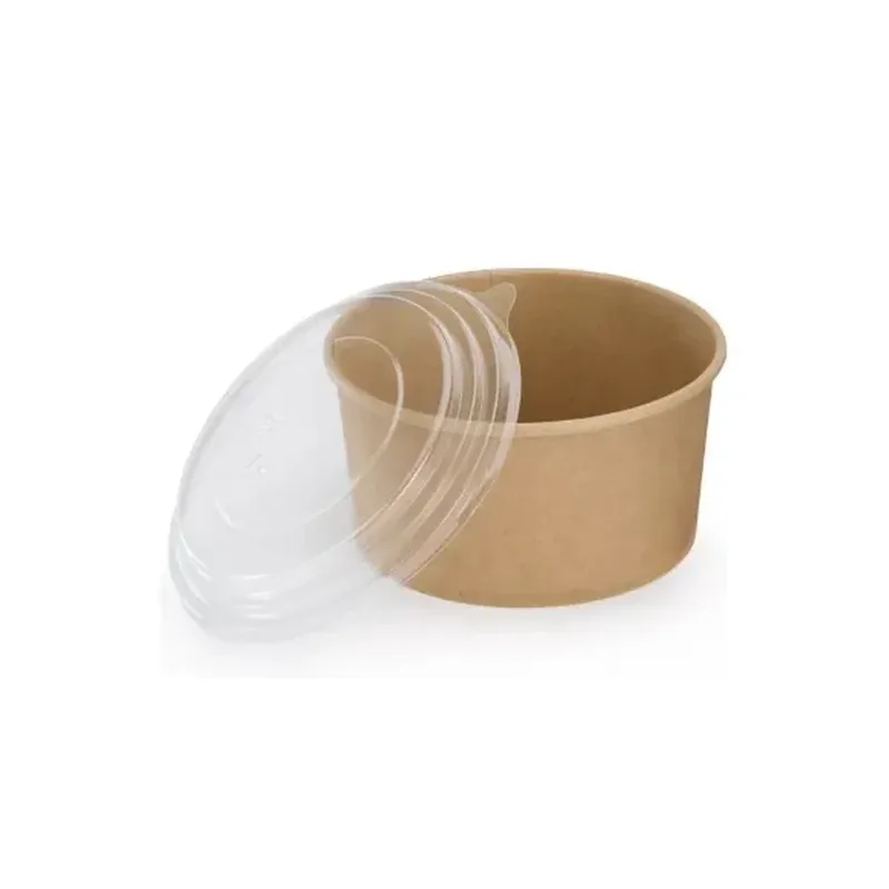 BOITE DESSERT RONDE SOCLE. + COUV. x30