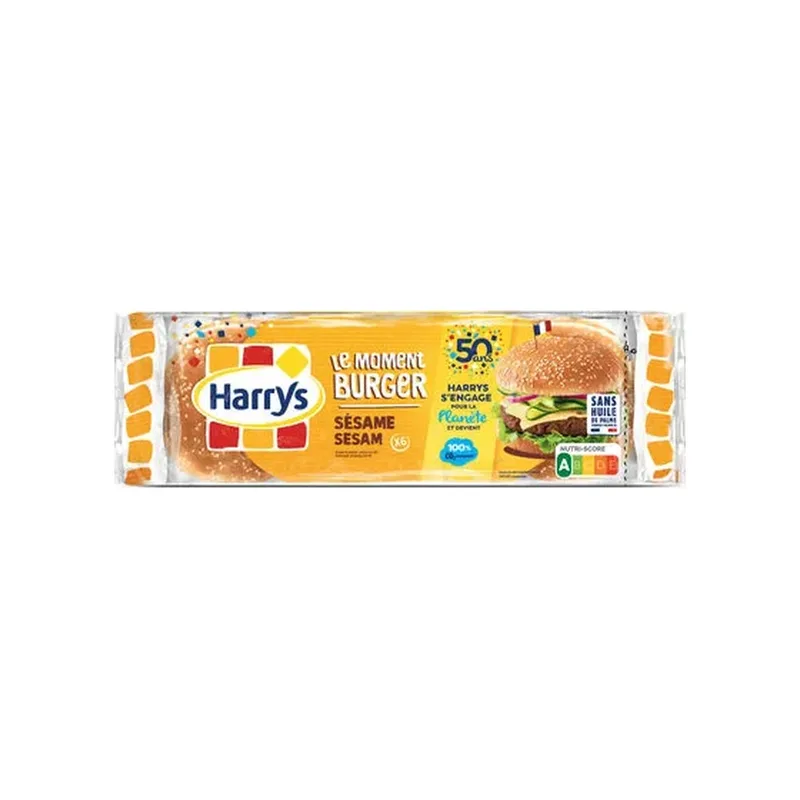 BUN'S HARRYS 2141 SS SESAME 50G x48