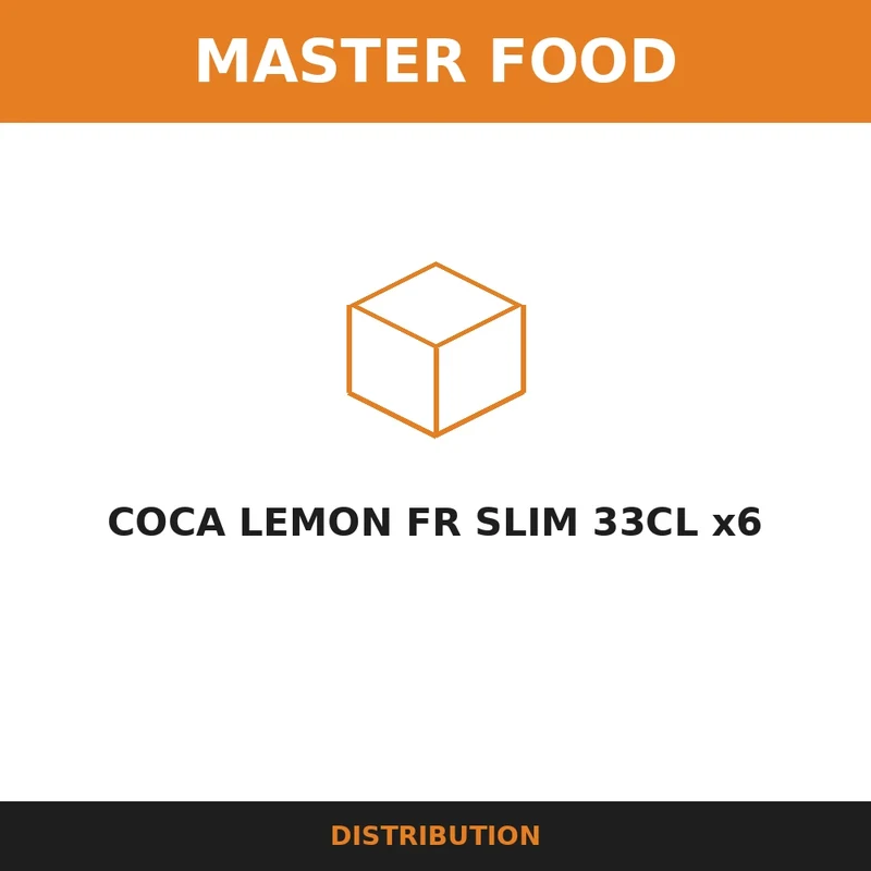 COCA LEMON FR SLIM 33CL x6