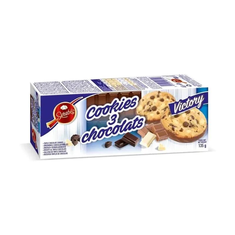 COOKIES TRIPLE CHOCOLAT VICTORY 130G