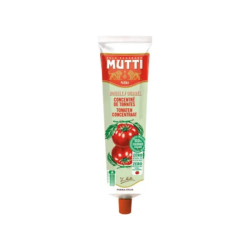 DOUBLE CONCENTRE DE TOMATE MUTTI 130G