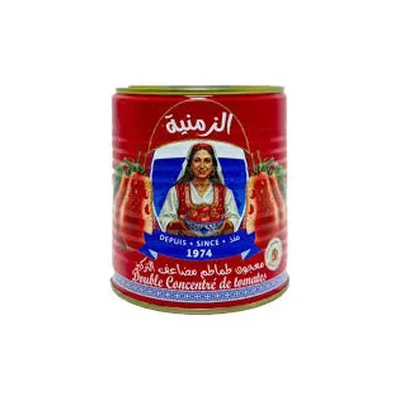DOUBLE CONCENTRE DE TOMATES ZEMNIA 800G