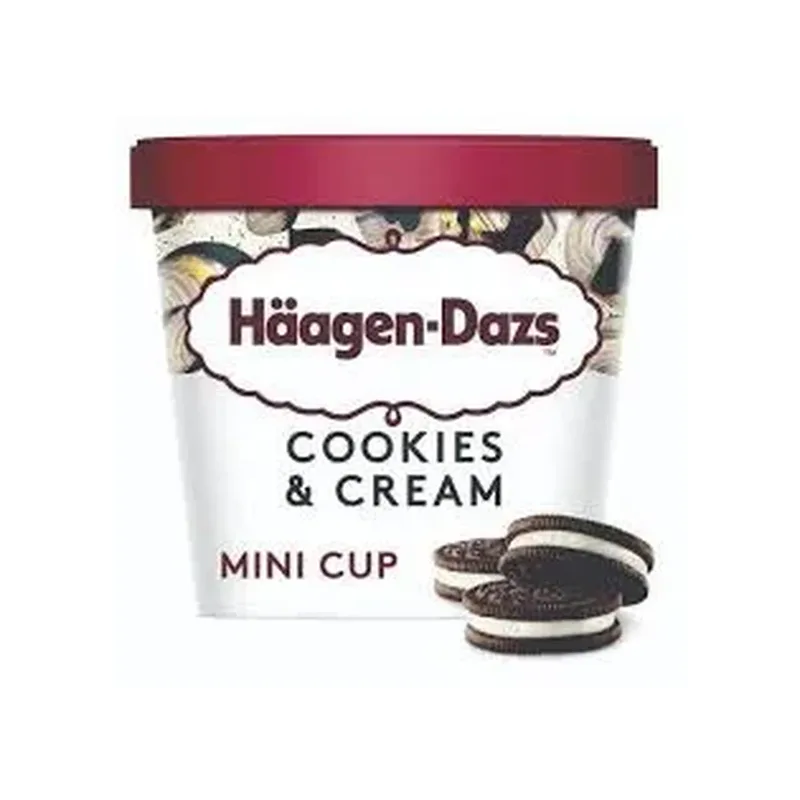 HAAGEN-DAZS MINI COOKIES & CREAM 95ML
