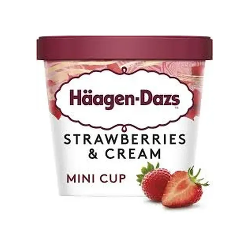 HAAGEN-DAZS MINI STRAWBERRIES & CREAM 95ML