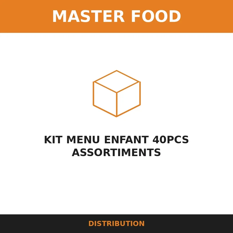 KIT MENU ENFANT 40PCS ASSORTIMENTS