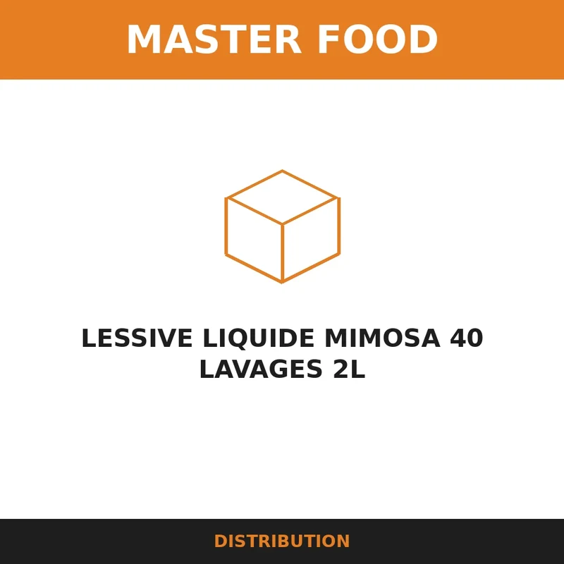 LESSIVE LIQUIDE MIMOSA 40 LAVAGES 2L