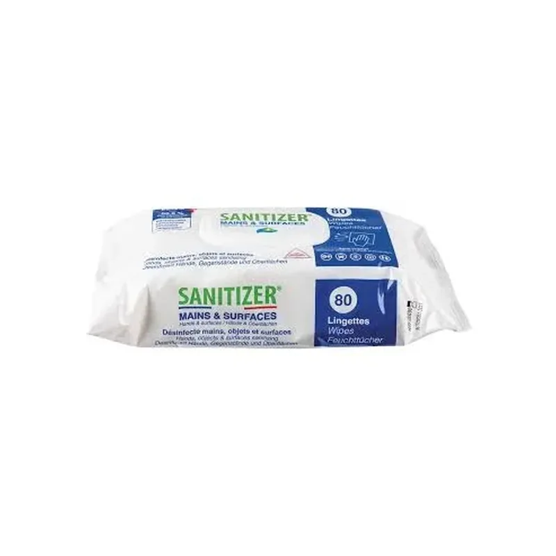 LINGETTE ANTISEPTIQUE SANITIZER x30