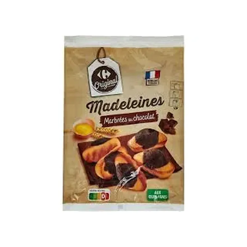 MADELEINES MARBREES 125G