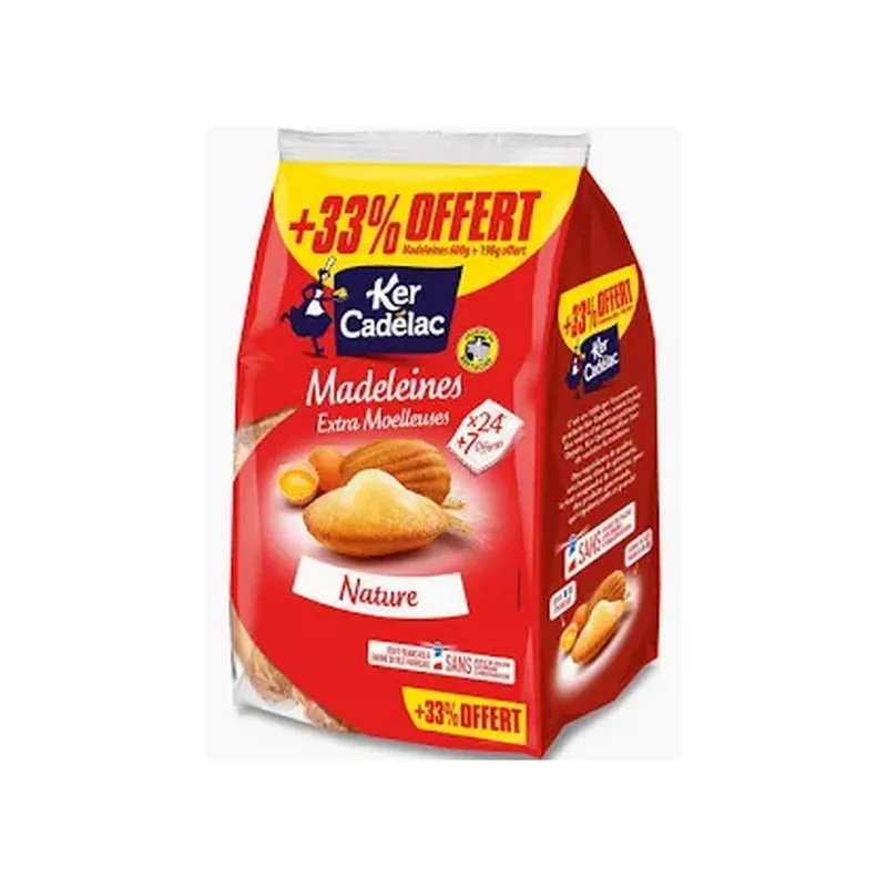 MADELEINES NATURES 125G
