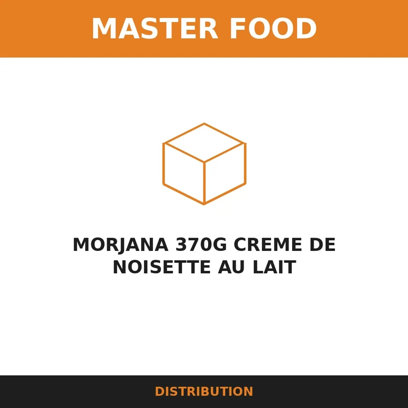 MORJANA 370G CREME DE NOISETTE AU LAIT