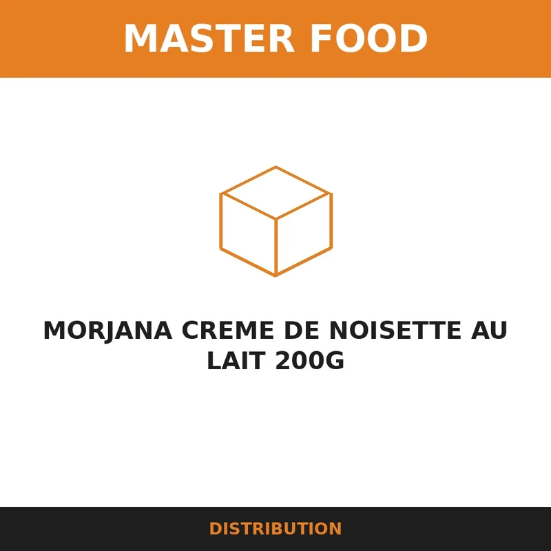 MORJANA CREME DE NOISETTE AU LAIT 200G