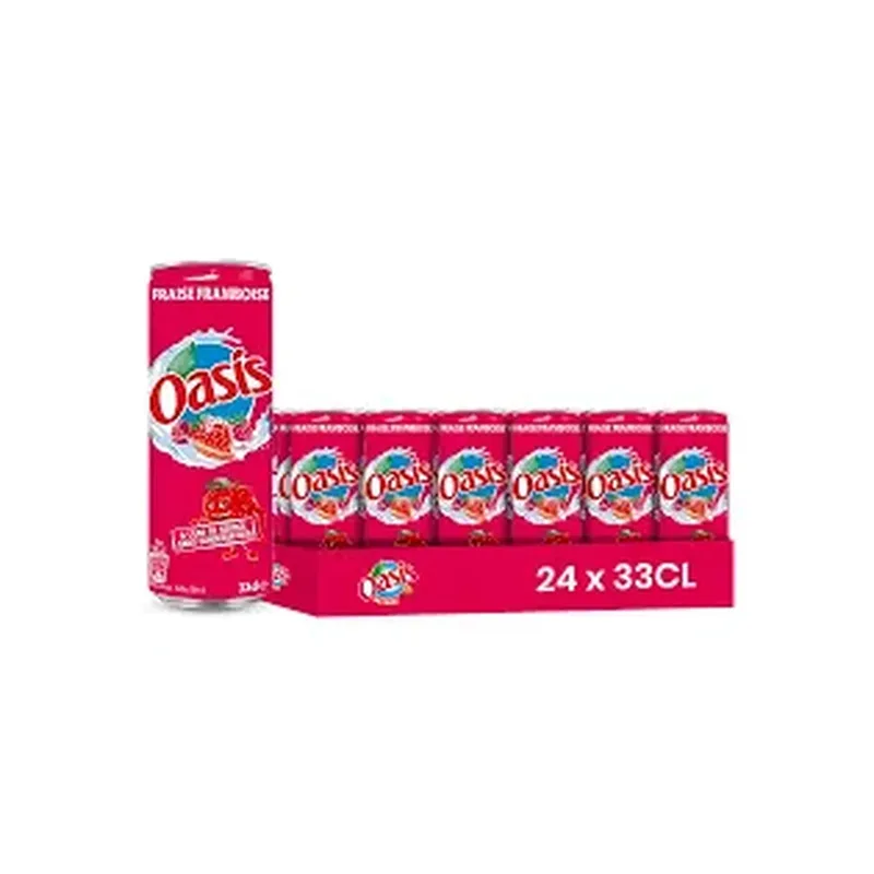 OASIS FRAISE FRAMBOISE 33CL x24