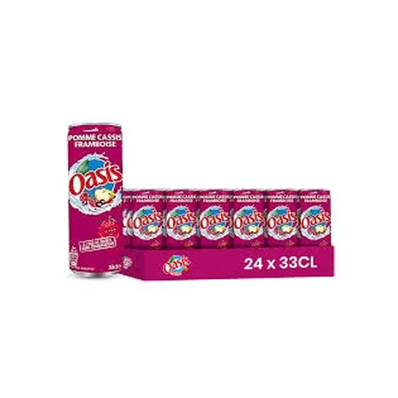OASIS POMME CASSIS FRAMB. 33CL x24