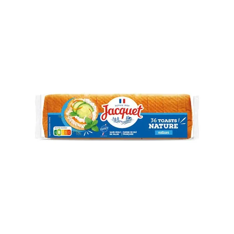 PAIN DE MIE ROND NATURE JACQUET x24