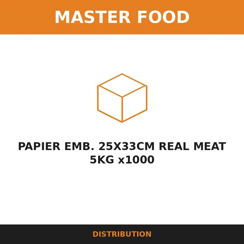 PAPIER EMB. 25X33CM REAL MEAT 5KG x1000