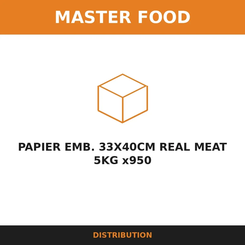 PAPIER EMB. 33X40CM REAL MEAT 5KG x950