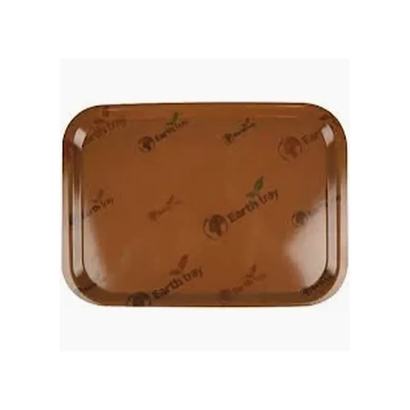 PLATEAU FAST FOOD CHOCOLAT 275x355MM