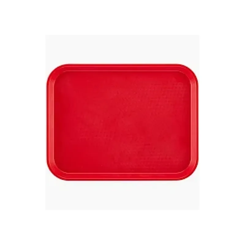 PLATEAU FAST FOOD ROUGE 275x355MM