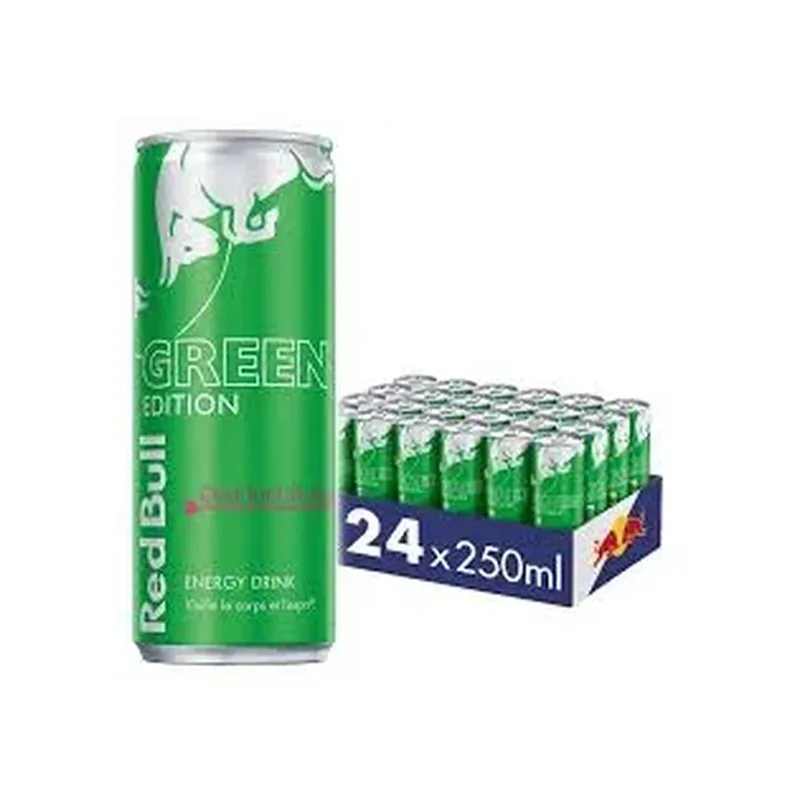 RED BULL FRUIT DU DRAGON GREEN 25CL x24
