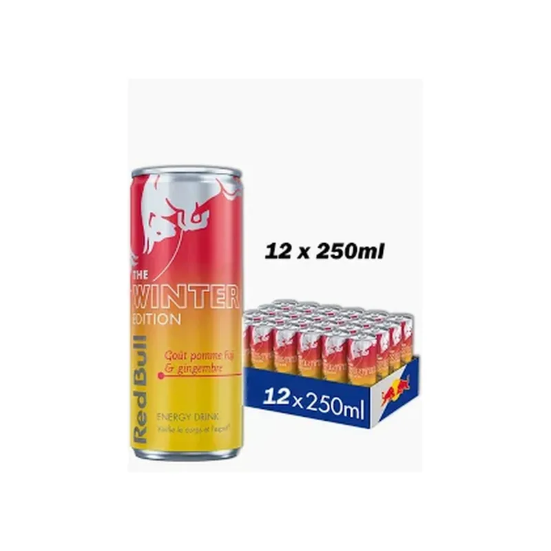 RED BULL POMME FUJI GINGEMBRE 25CL x24
