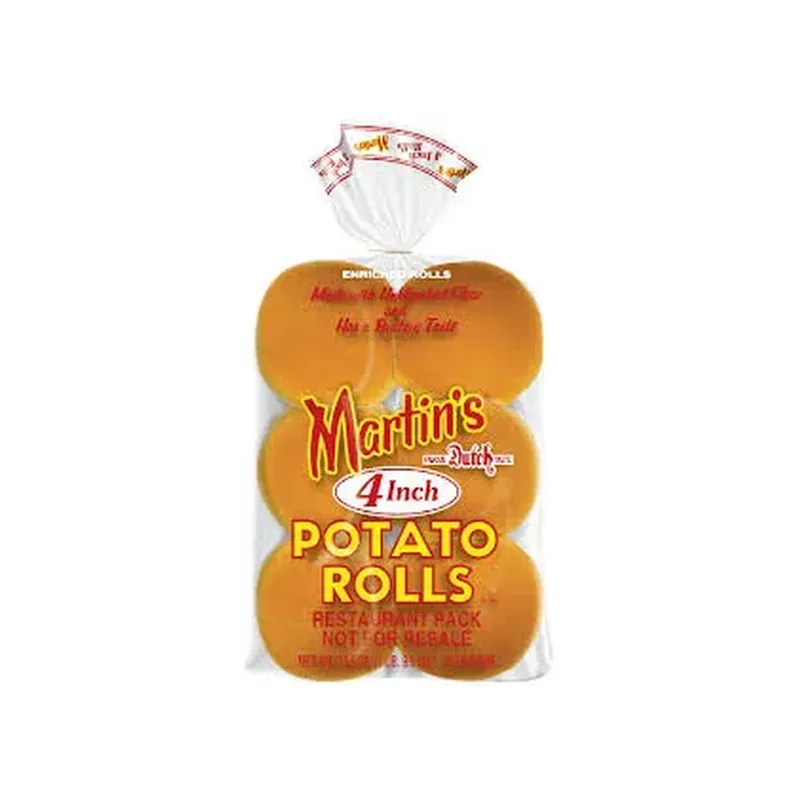SACHET BUN'S BURGER MARTINS 10CM 4POUCE x12