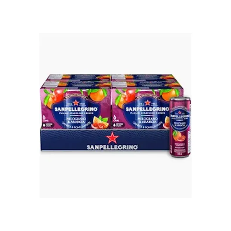 SAN PELLEGRINO GRENADE ORANGE 33CL x6
