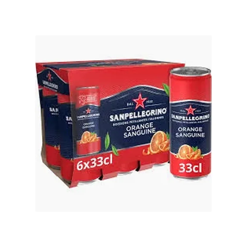 SAN PELLEGRINO ORANGE SANGUINE 33CL x6