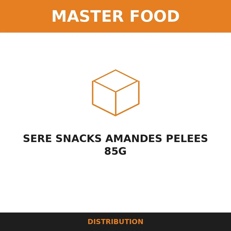 SERE SNACKS AMANDES PELEES 85G