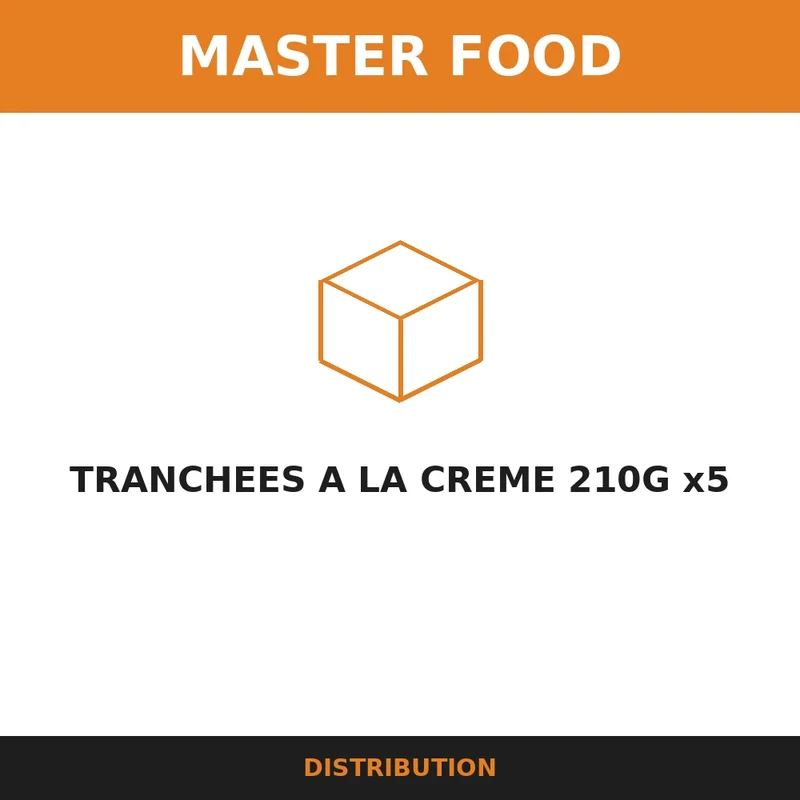 TRANCHEES A LA CREME 210G x5
