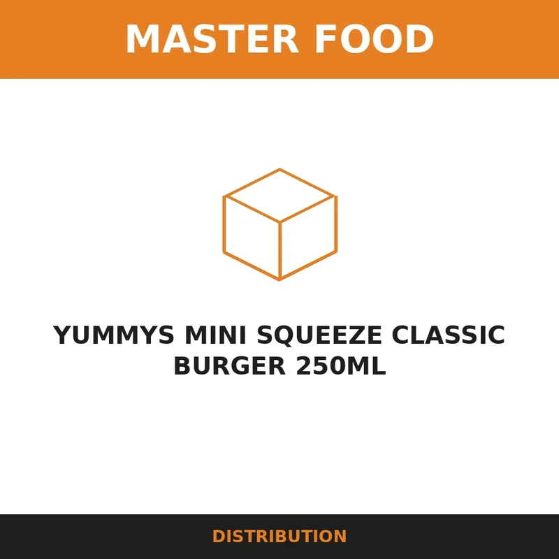 YUMMYS MINI SQUEEZE CLASSIC BURGER 250ML