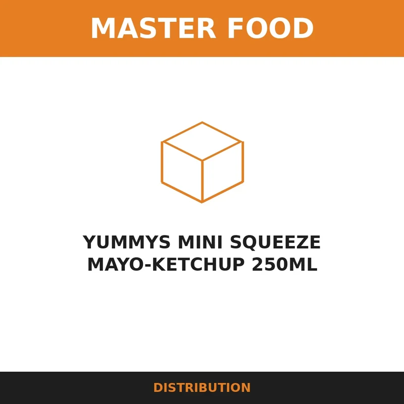 YUMMYS MINI SQUEEZE MAYO-KETCHUP 250ML